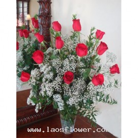 One Dozen Red Roses